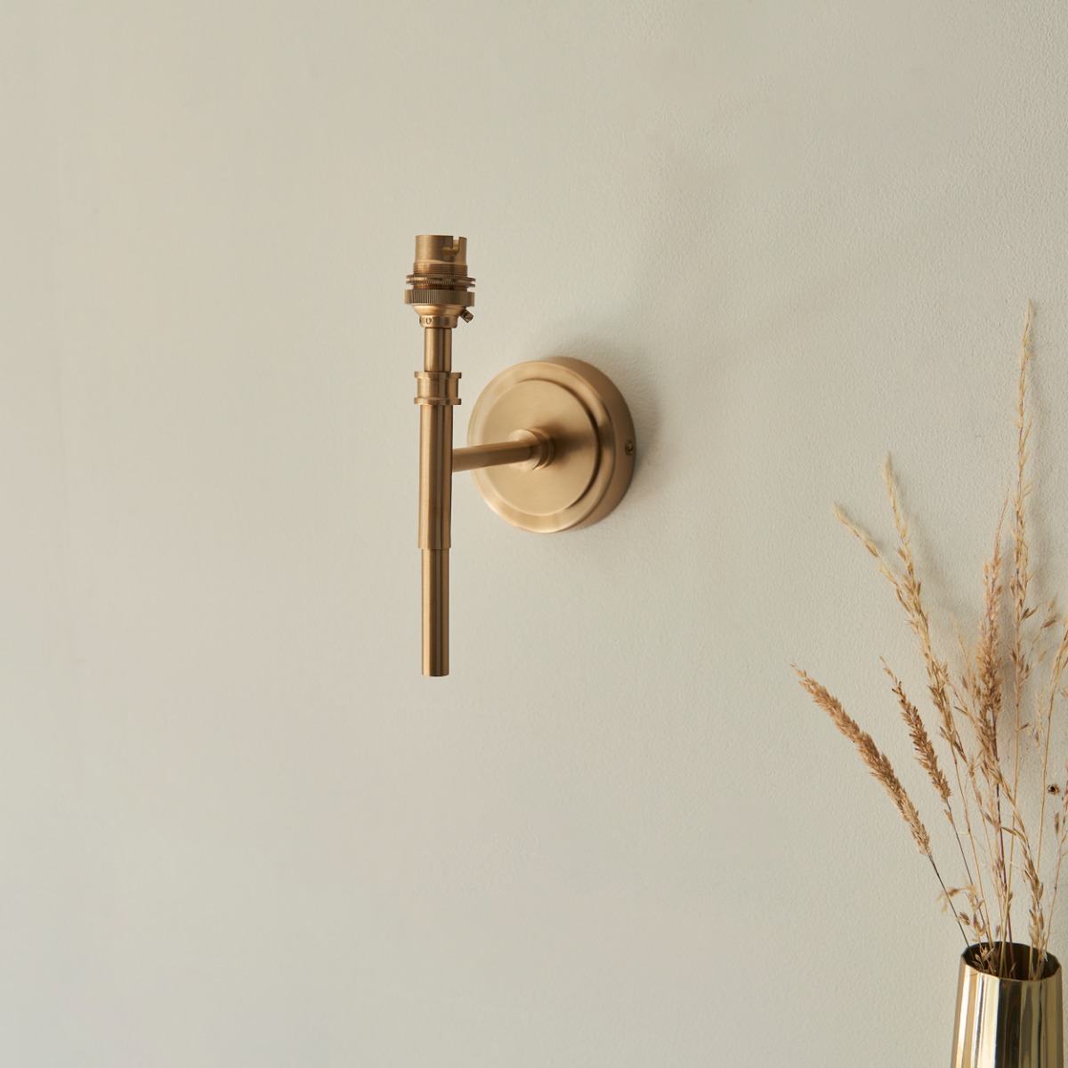 Endon 113151 Chester Wall Light in Aged Brass Finish