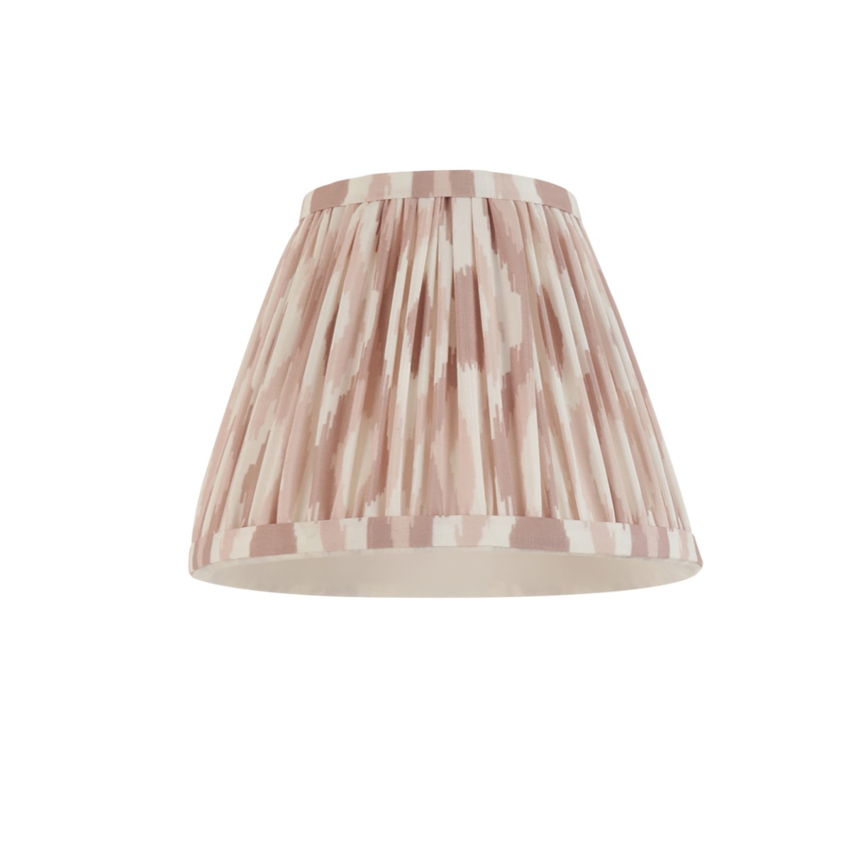 Endon 113223 Ikat Tapered Candle Clip Lamp Shade 16 cm With Neutral Print
