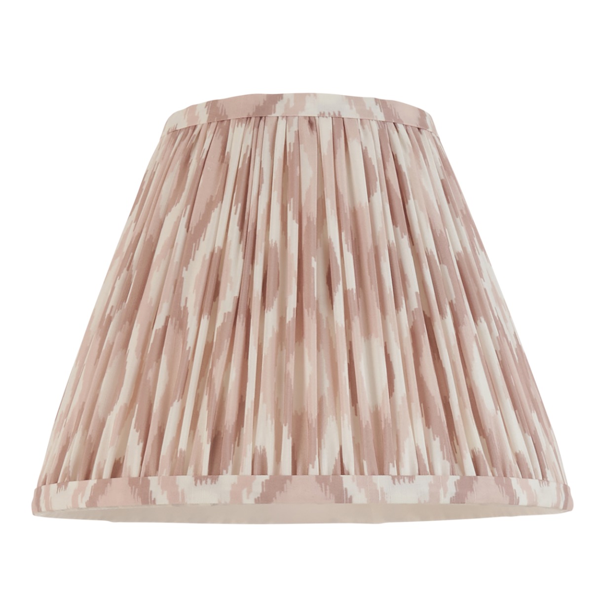 Endon 113225 Ikat Tapered Lamp Shade 25 cm With Neutral Print
