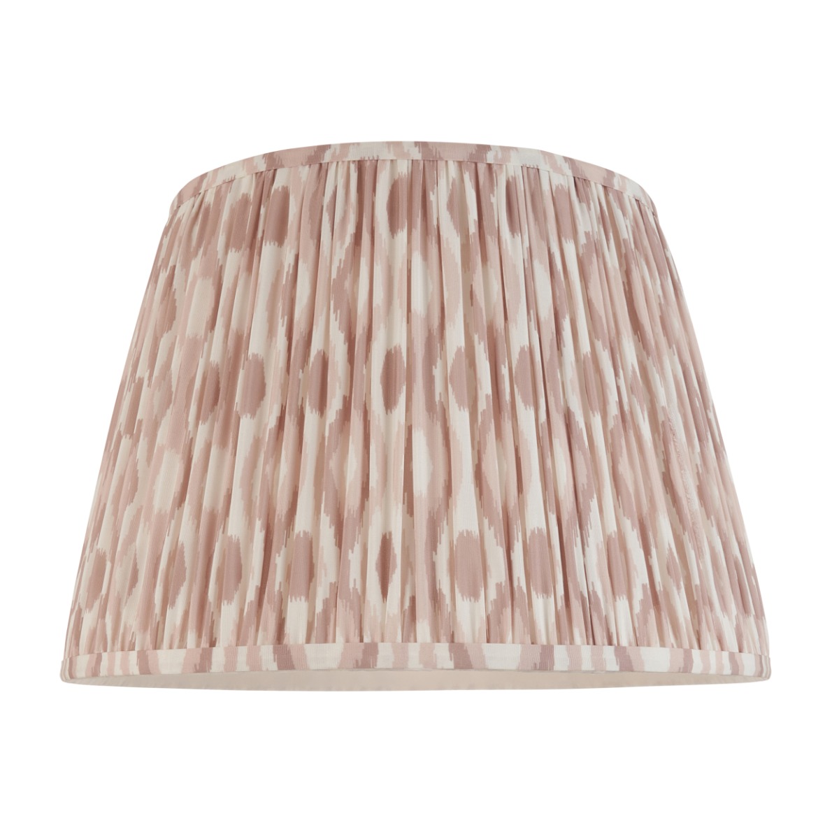 Endon 113228 Ikat Tapered Lamp Shade 40 cm With Neutral Print