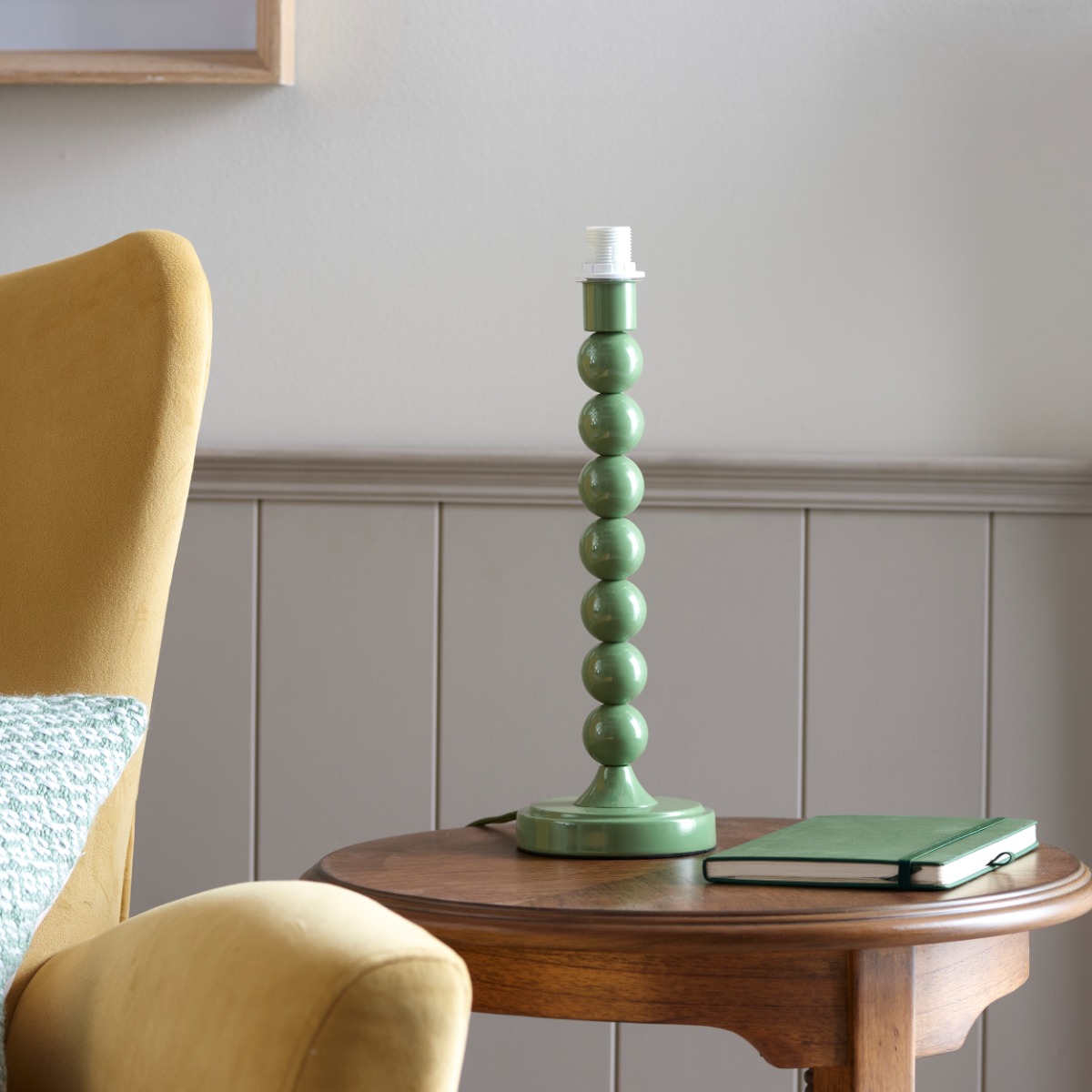 Endon 113861 Higgledy Table Lamp Base In Gloss Cotswold Green Finish