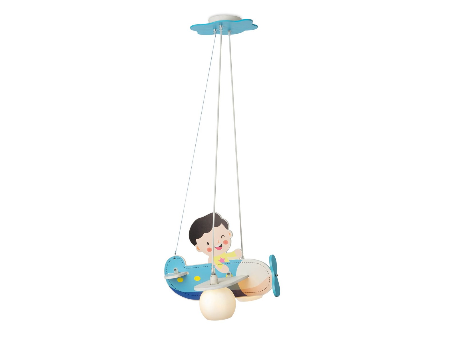 Firstlight 2855 Airplane Children's 1 Light Ceiling Pendant Light
