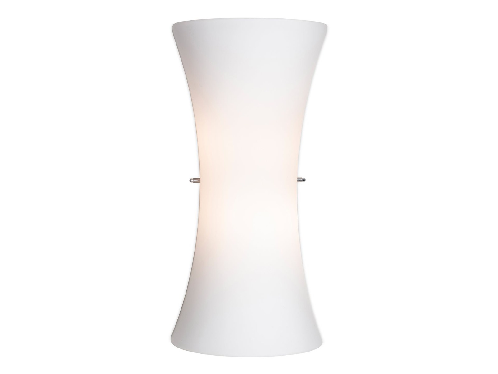 Firstlight 2881CH Forum 1 Light Opal Glass Wall Light With Chrome Details
