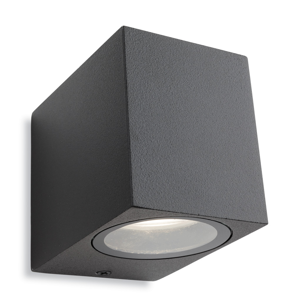 Firstlight 2819GP Dune Outdoor Down Wall Spotlight In Graphite IP44