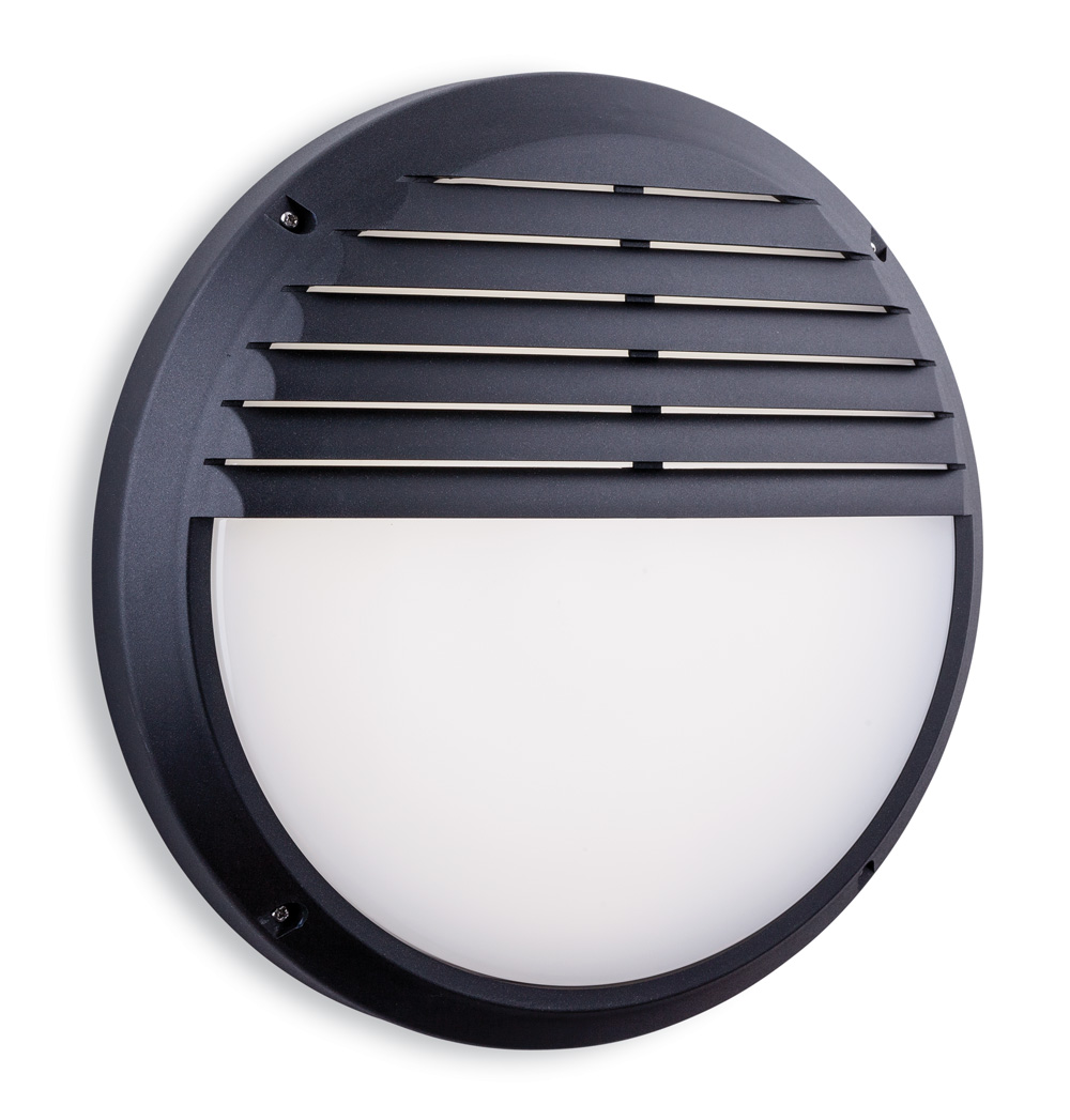 Firstlight 2834BK Luca LED Outdoor Resin Wall Light In Black IP65