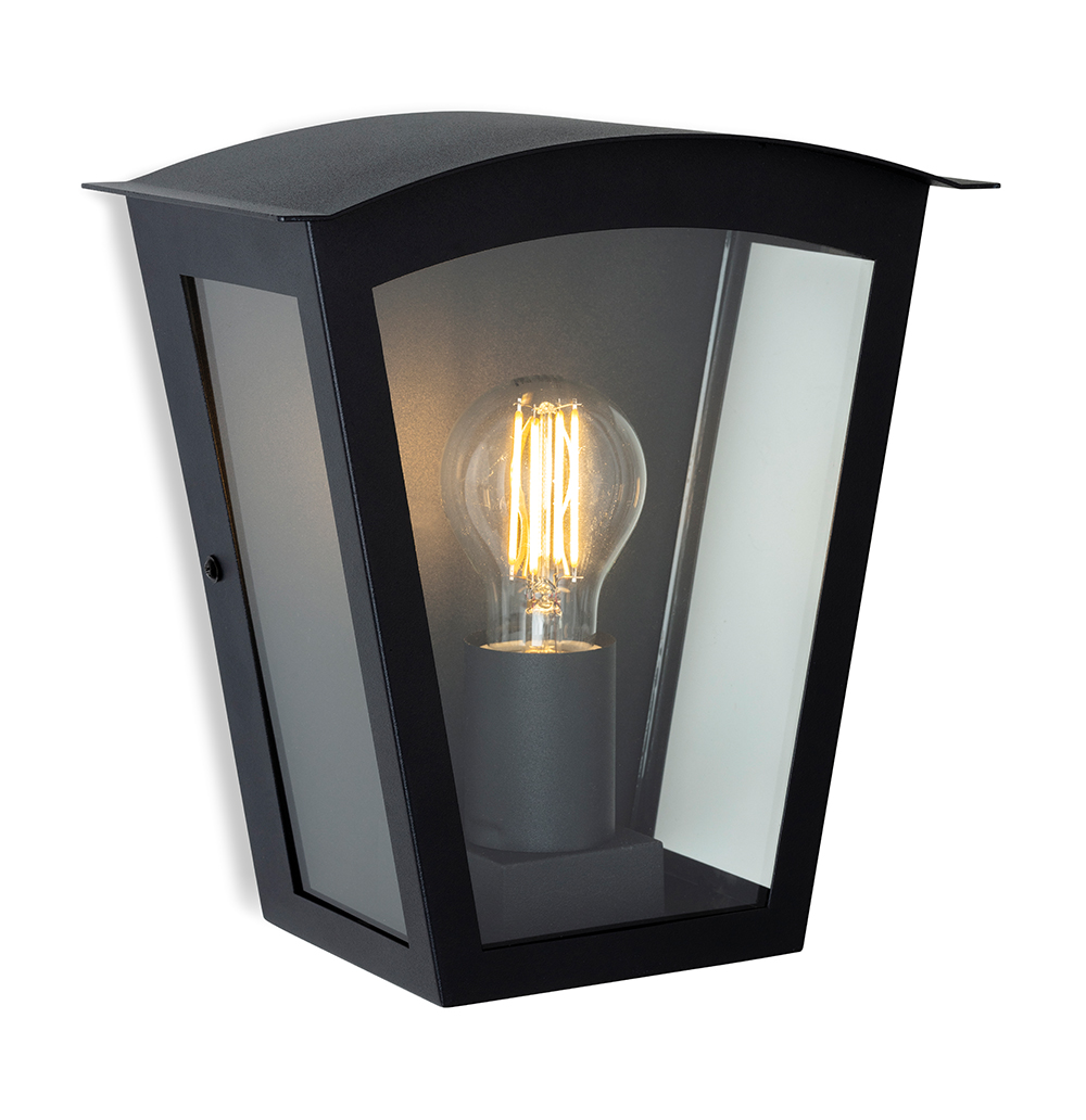 Firstlight 3825BK Kingston Outdoor Wall Light In Black IP44