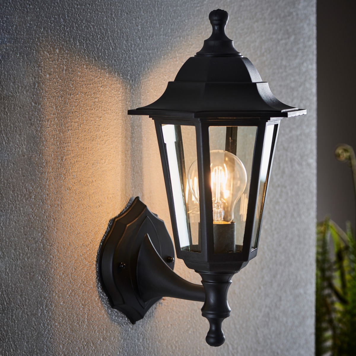 Endon EL-40045 Enluce Black Rust Proof Hanging Up Or Down Light