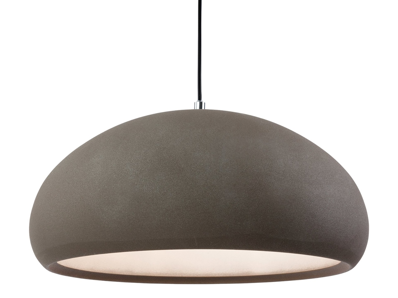 Image of Firstlight 2308CN Costa Domed Rough Sand Concrete Ceiling Pendant