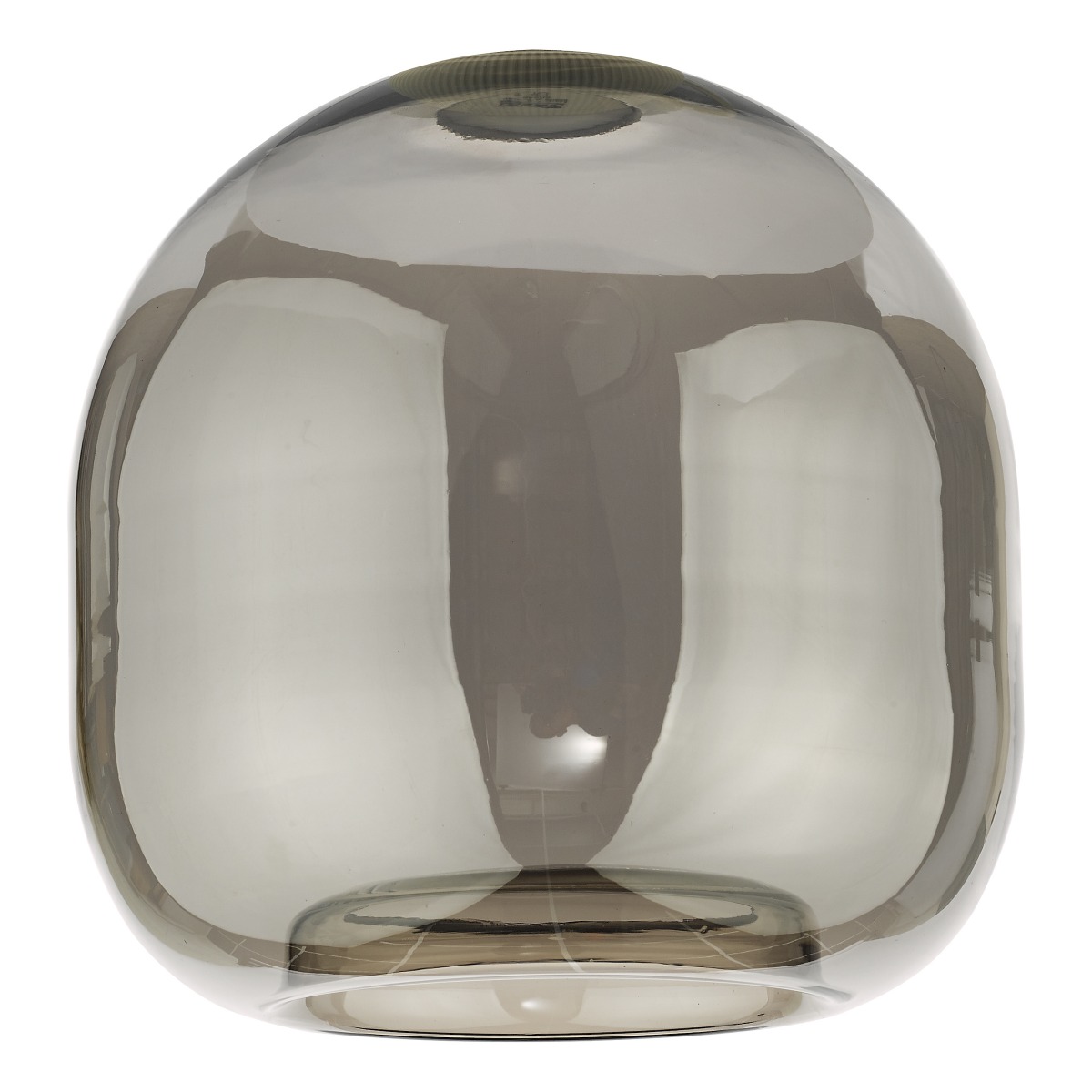Dar Lighting Aiden Easy Fit Smoked Bell Glass Ceiling Pendant AID6510C