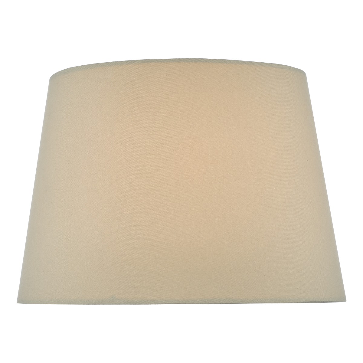 Dar Lighting Alina Taupe Faux Silk Tapered Drum Shade 26 cm