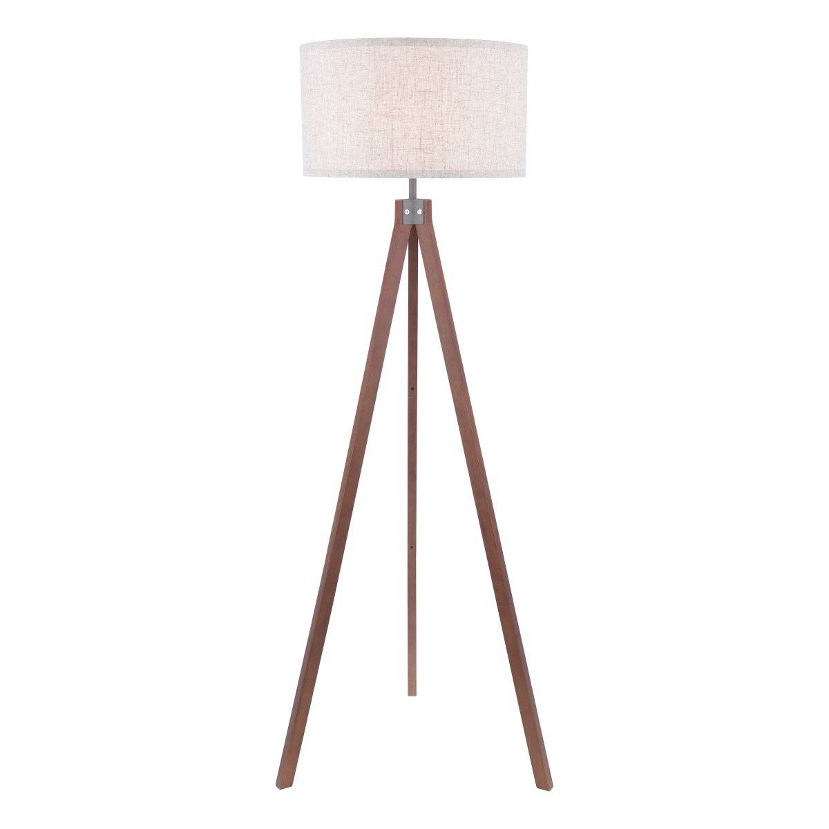 Dar Lighting Armitage Tripod Floor Lamp In Dark Wood With Shade