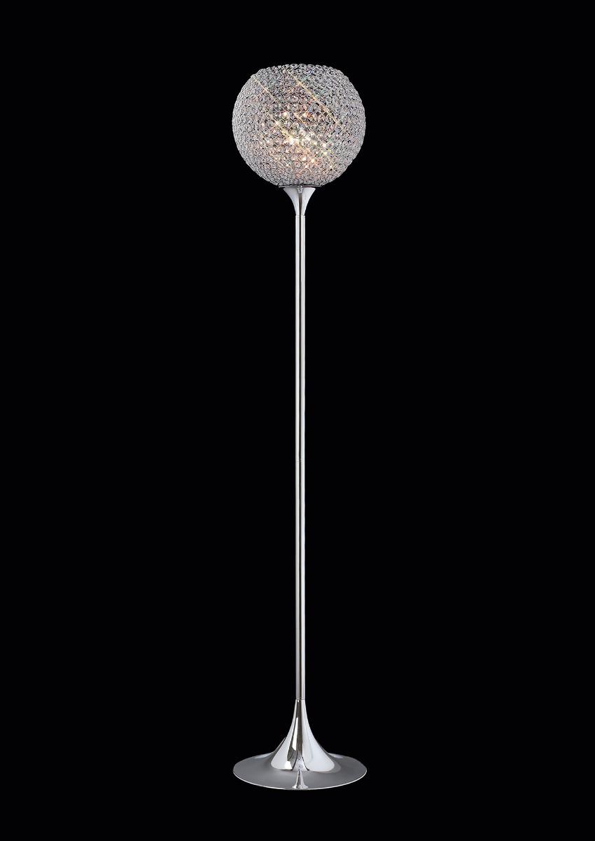 IL30197 Ava 5 Light Crystal Floor Lamp