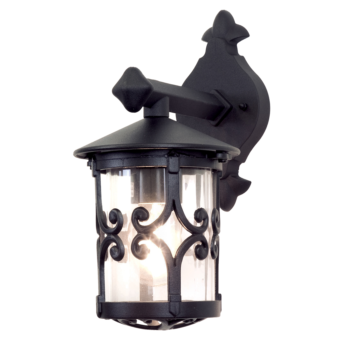 Elstead BL8-BLACK Hereford Exterior Down Light Wall Lantern IP23