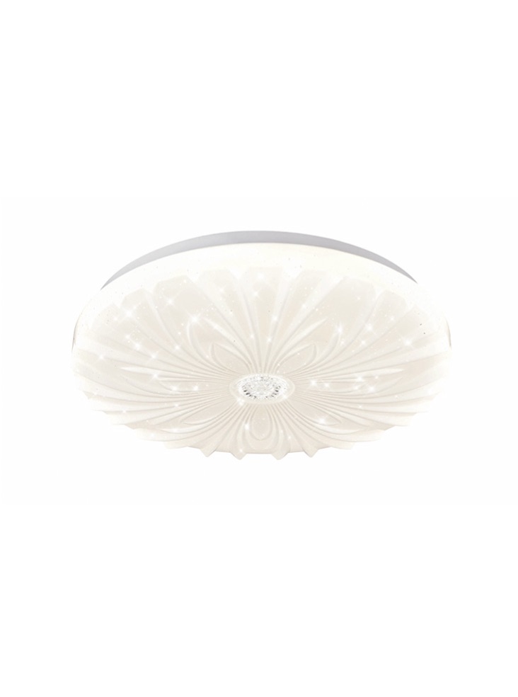 Bathroom  LED Flush Ceiling Light With Crystal Glass Effect IP44 C5795