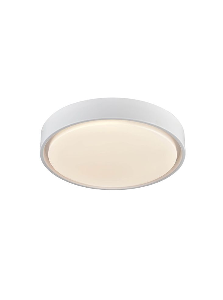 Bathroom Small LED Flush Ceiling Light In White Finish IP44 C5804