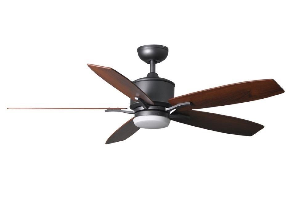 Fantasia 117186 Prima Ceiling Fan In Natural Iron With 52 Inch Walnut And Maple Blades From Lights 4 Living Fantasia 117186 Prima Ceiling Fan In, Walnut Ceiling Fan