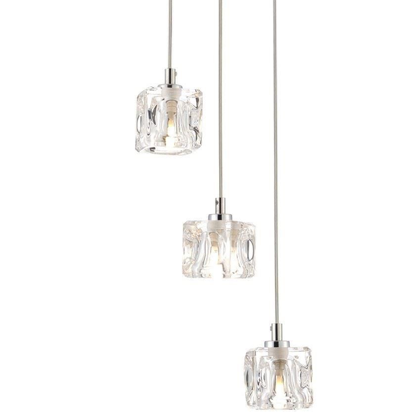 Modern 3 Light Ice Cube Spiral Cer Ceiling Pendant From Lights 4 Living - Cube Ceiling Light Modern 3 Light Ice Cube Spiral Cer Ceiling Pendant From Lights 4 Living - Cube Ceiling Light