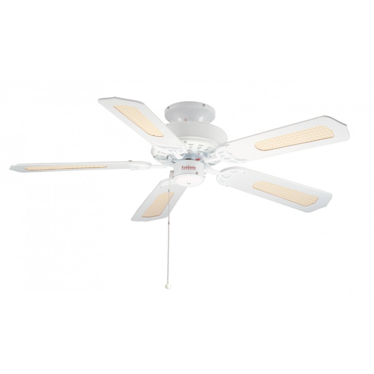 Fantasia 110095 Belaire Ceiling Fan In White Without Light