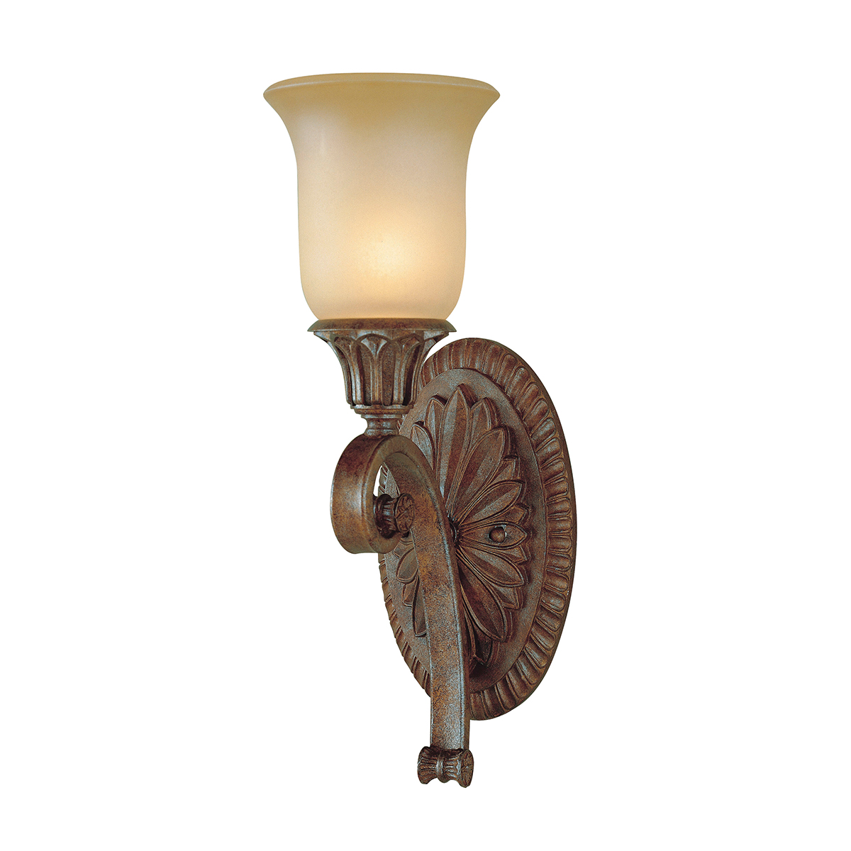 FE/STIRLINGCAS1 Stirling Castle 1 Light Wall Light in British Bronze