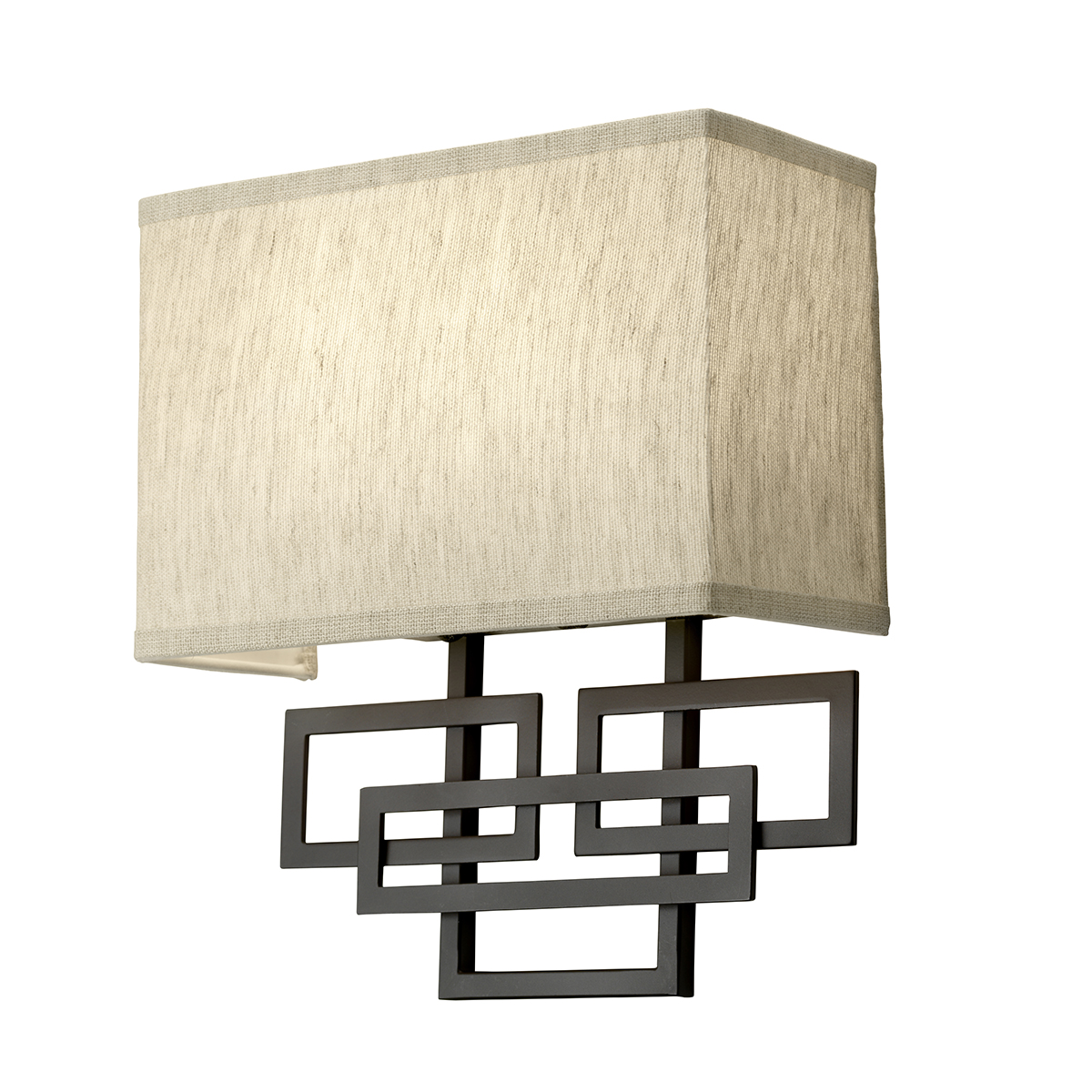 HK-LANZA2 Lanza 2 Light Bronze Wall Light with Shade