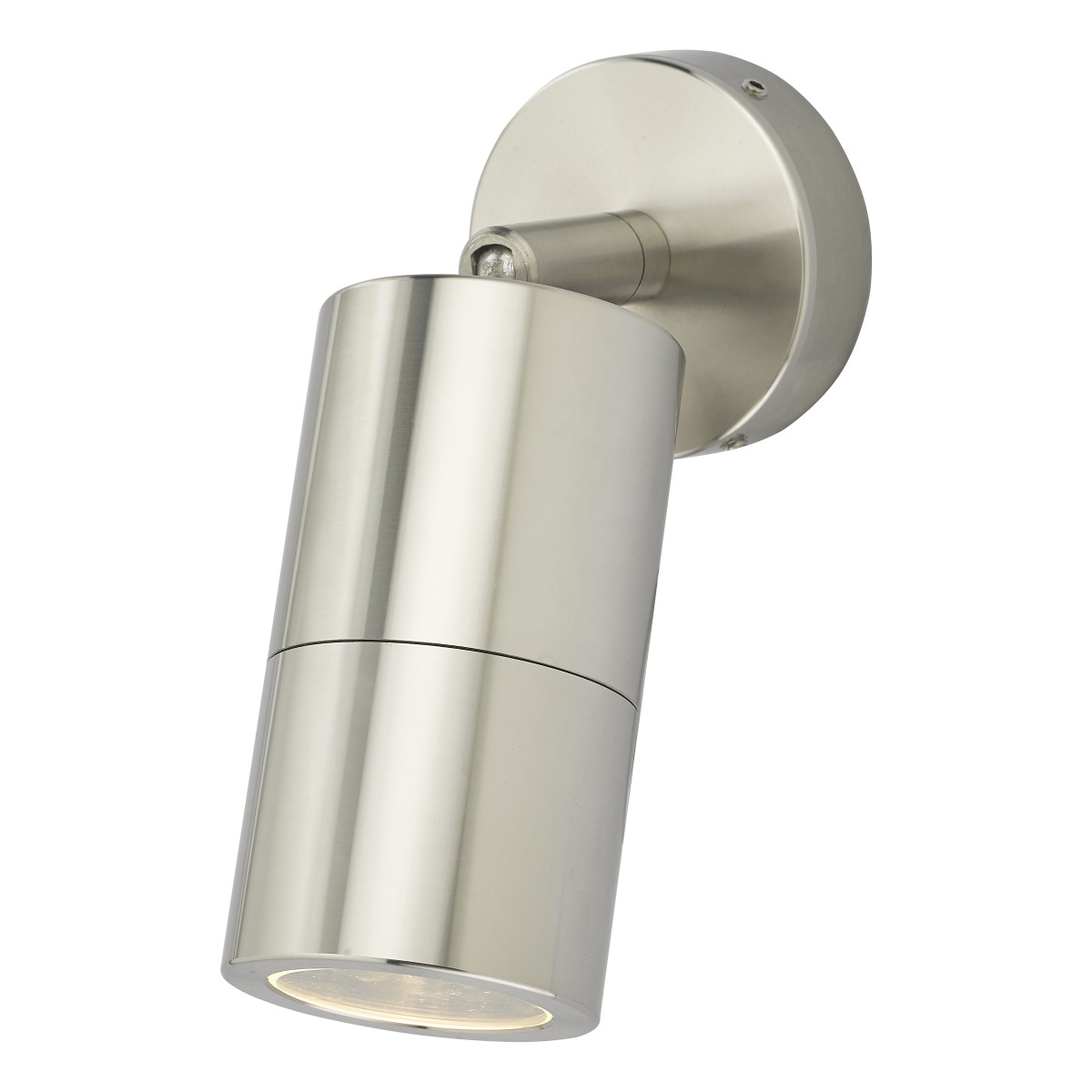 Dar ORT0768 Ortega 1 Light Outdoor Wall Light In Aluminium