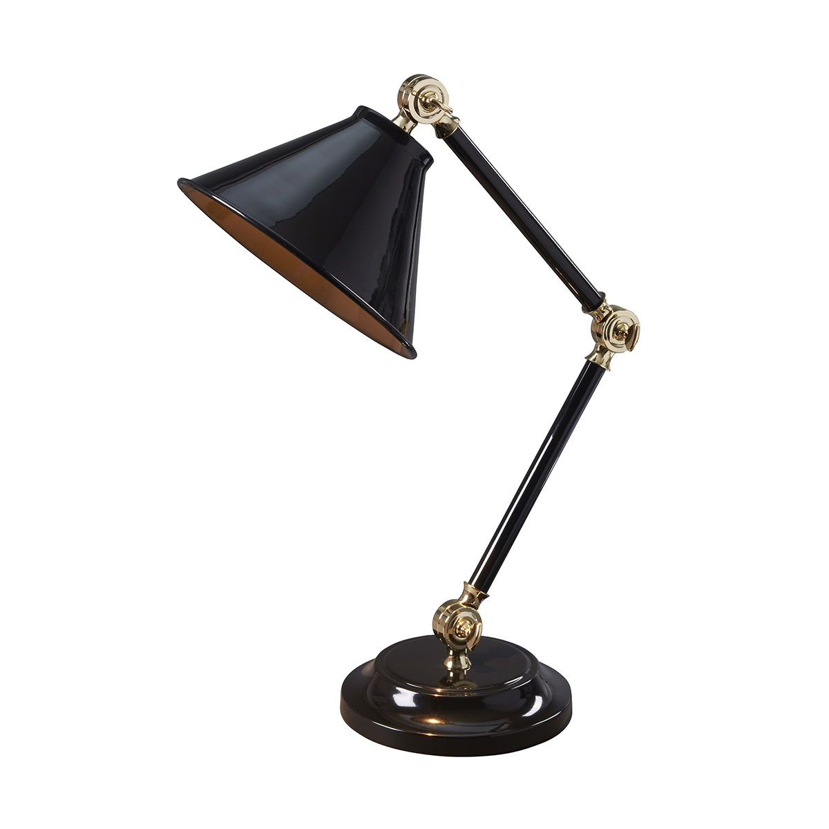 Image of PV ELEMENT BPB Provence Element Mini Table Lamp In Black And Polished Brass