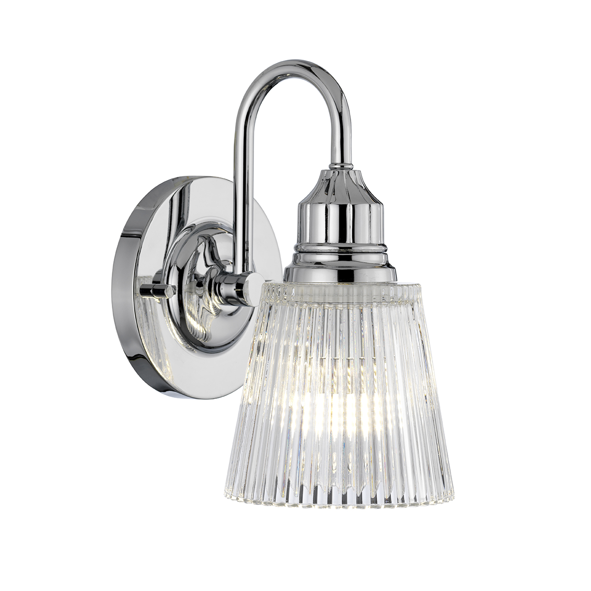Image of Quintiesse QN-ADDISON1-BATH Addison 1 Light Wall Light In Polished Chrome