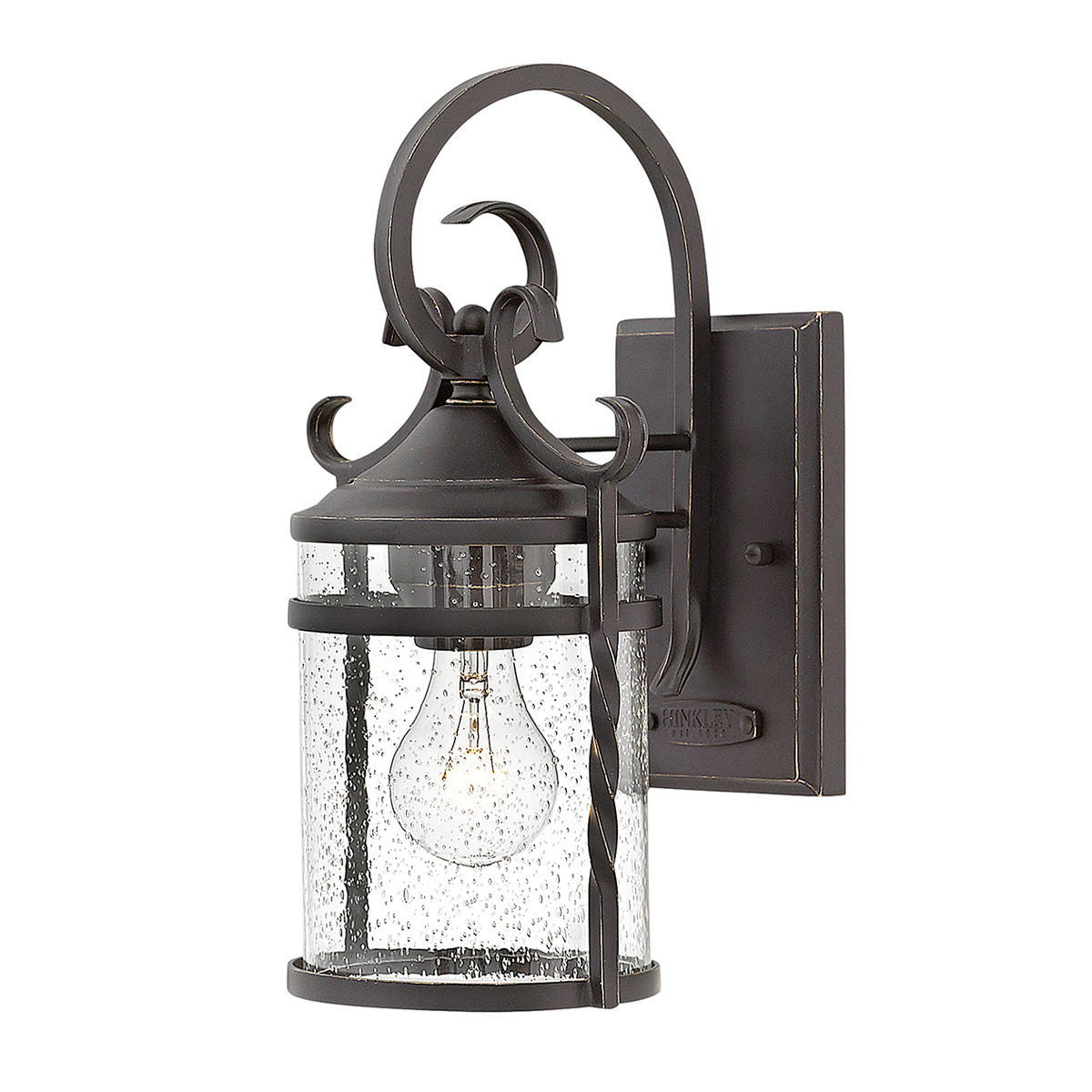 Elstead HK-CASA-S Casa Single Outdoor Wall Lantern In Olde Black IP44
