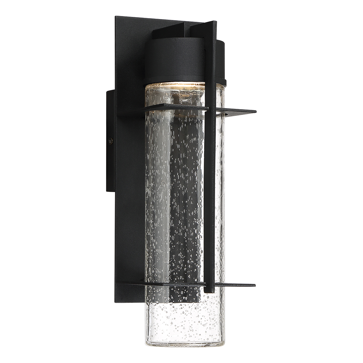Quintiesse QN-EAMES-LED-M-EK Eames Outdoor Medium LED Wall Lantern In Earth Black Finish IP44