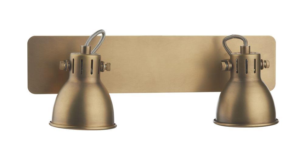 Dar IDA7775 Idaho 2 Light Bar Spotlight in Natural Brass