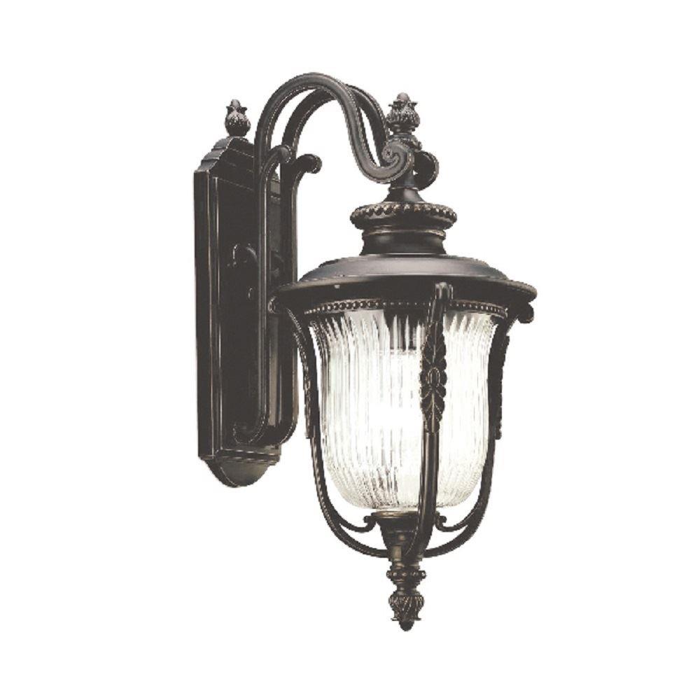 Image of Elstead KL/LUVERNE2/M Luverne 1 Light Medium Wall Lantern Light In Rubbed Bronze