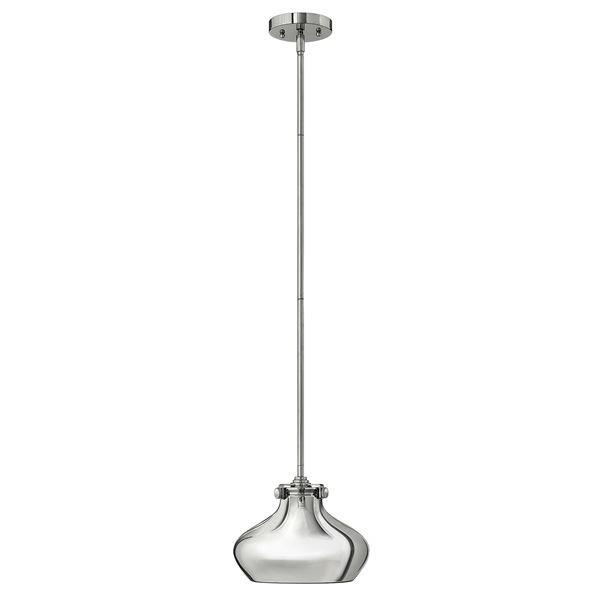HK/CONGRESP/C CM Congress 1 Light Chrome Metal Shade Pendant