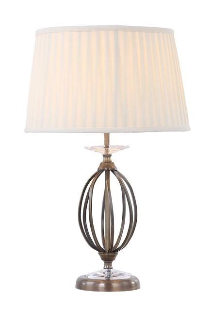 Image of AG/TL AB Agean Aged Brass Table Lamp with Shade