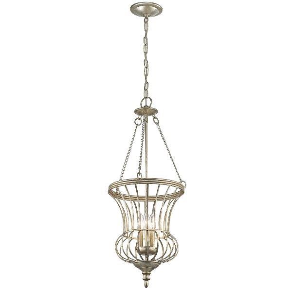 KL/CALLA/P/M Calla 3 Light Sterling Gold Medium Ceiling Pendant