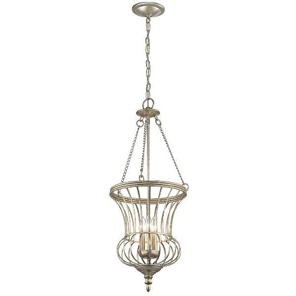 Image of KL/CALLA/P/M Calla 3 Light Sterling Gold Medium Ceiling Pendant