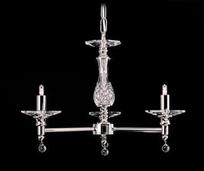 STH03061/3/GP Starlight 3 Light Optical Glass Chandelier