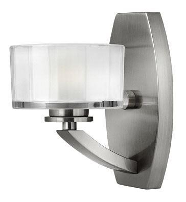 HK/MERIDIAN1 1 Light Brushed Nickel Wall Bracket