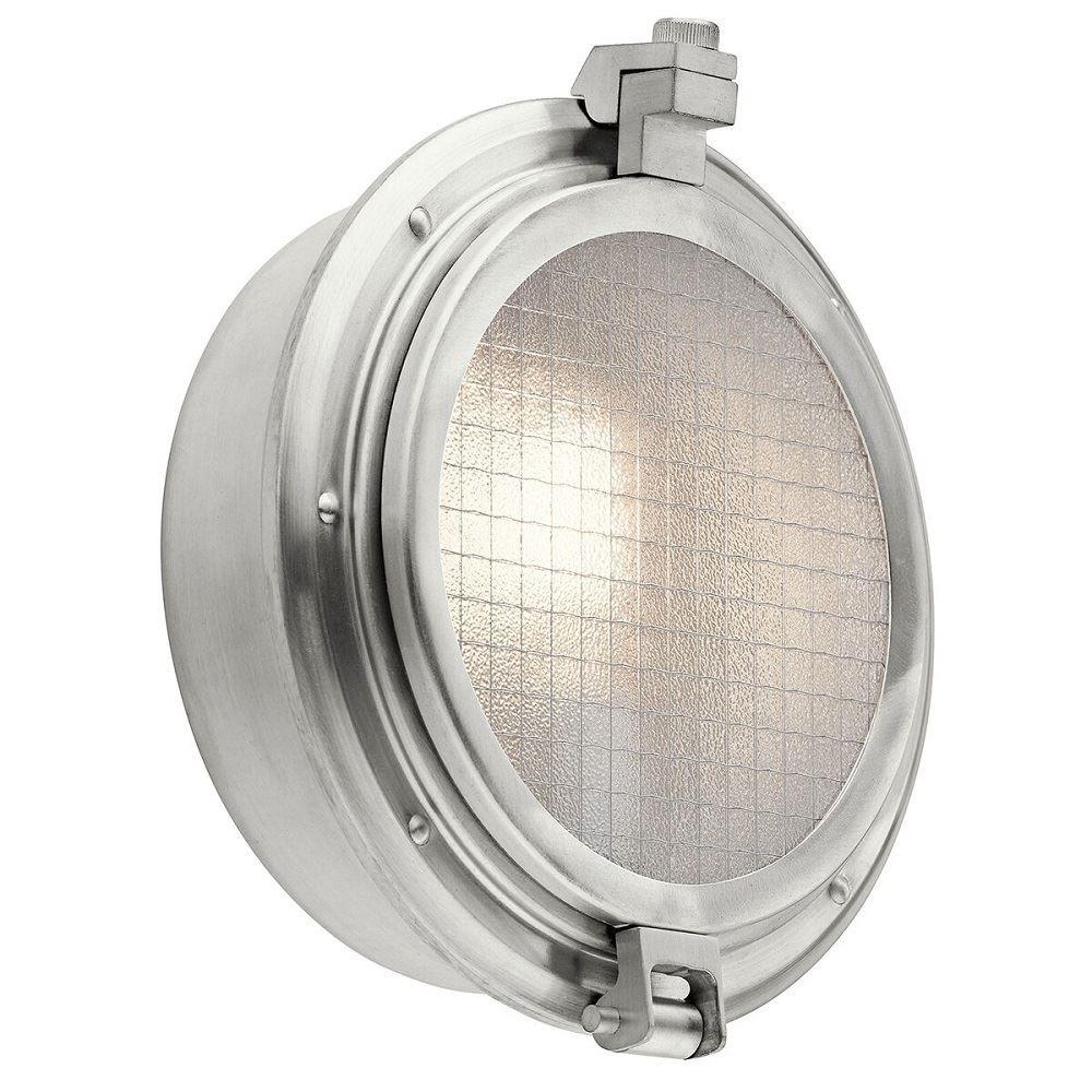 Image of KL/CLEARPOINT Clearpoint 1 Light Outdoor Wall Light In Brushed Aluminium