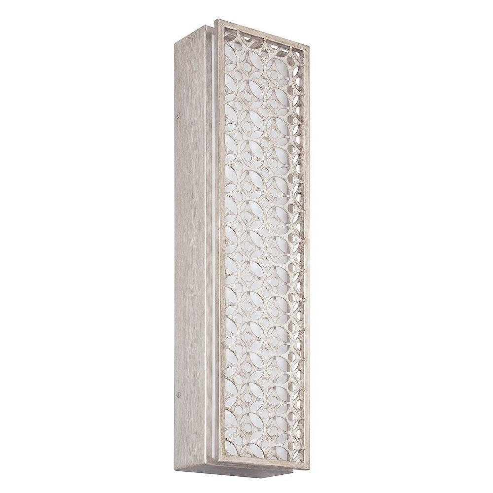 FE/KENNEY/LED Kenney 1 Light LED Wall Light In Sunrise Silver