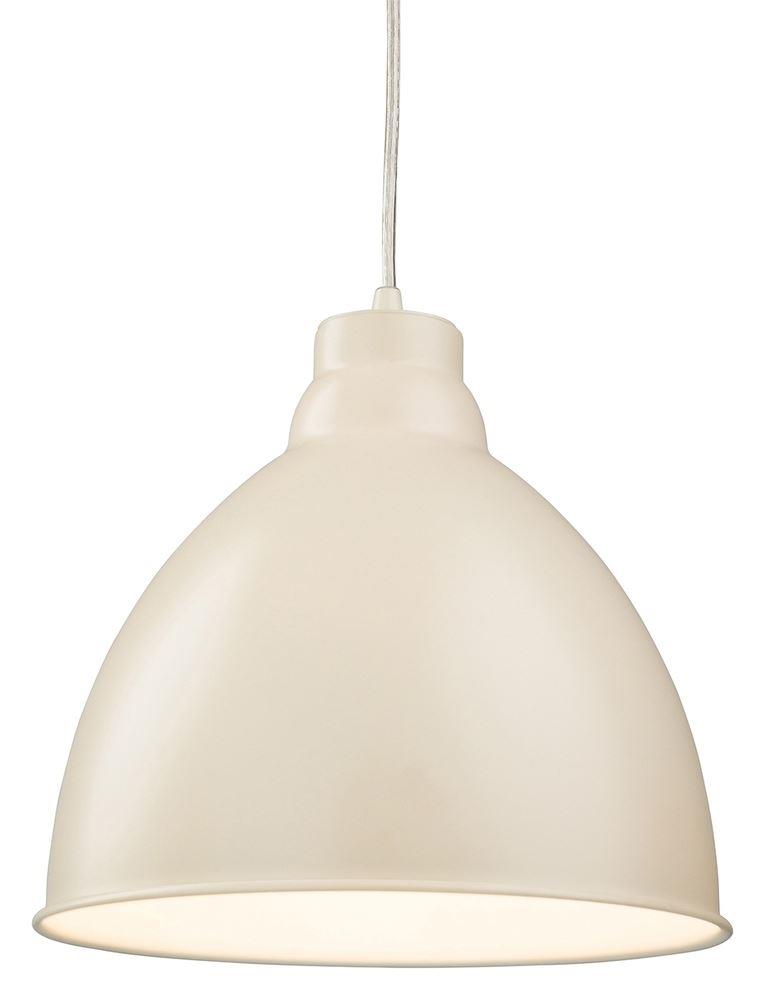 Image of Firstlight 2311CR Union 1 Light Dome Ceiling Pendant in Cream Finish