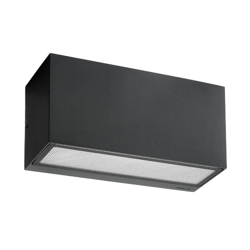 Image of Elstead ASKER UD E27 GRA Asker Up/Down Wall Light In Graphite