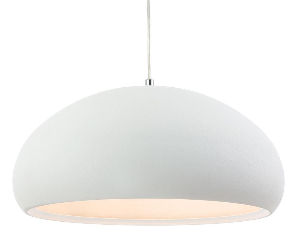 Image of Firstlight 2308WH Costa Domed Rough Sand White Ceiling Pendant