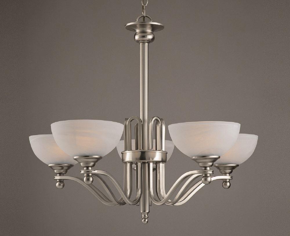 Impex PG00532/5 Contemporary 5 Light Pendant Ceiling Fitting