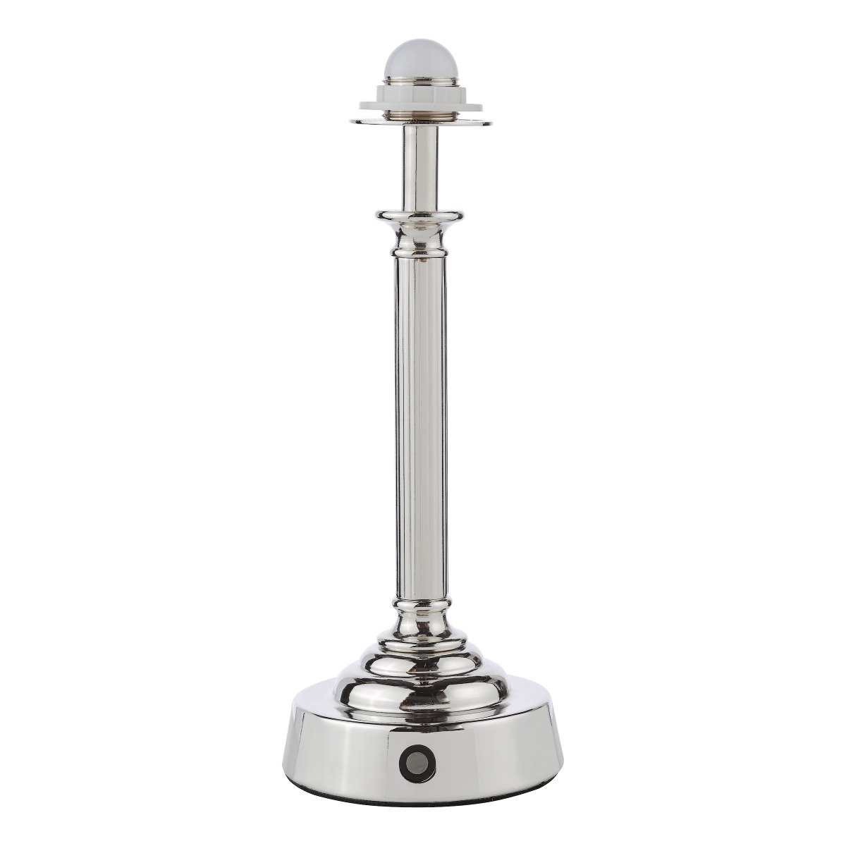 Dar Lighting Virgil Rechargeable LED Table Lamp Base In Polished Nickel