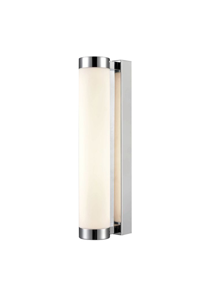 Ava Dimmable Small LED Bathroom Wall Light In Chrome Finish IP44 W129