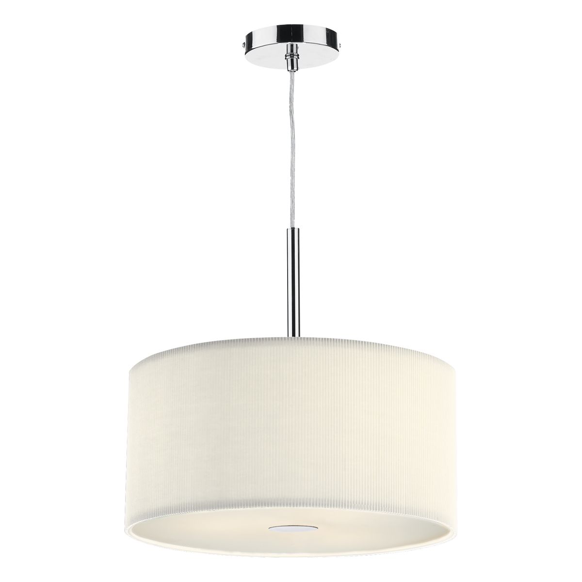 Dar ZAR1033 Zaragoza Small Cream Ceiling Pendant